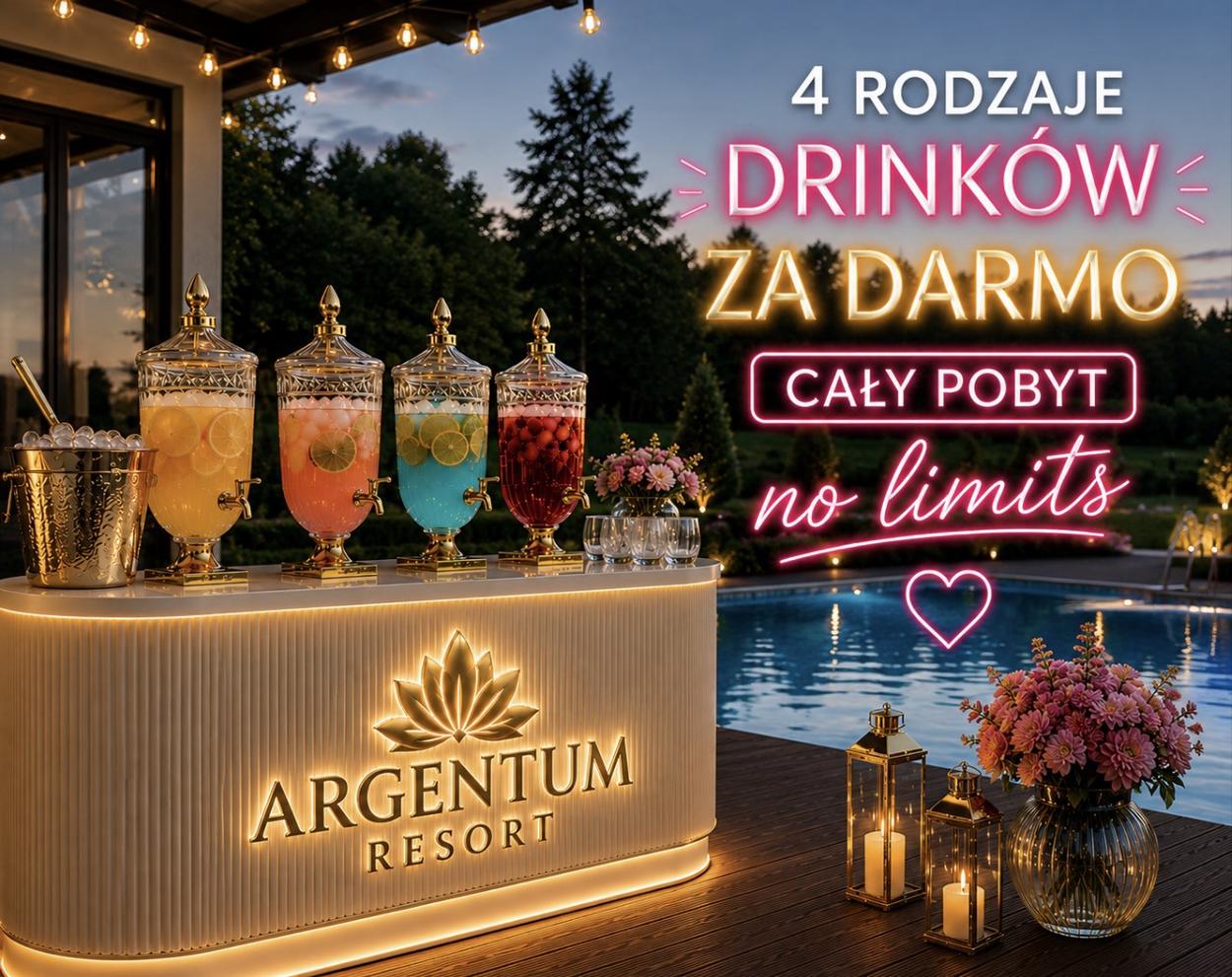 Bar Argentum Resort — drinki bez limitu